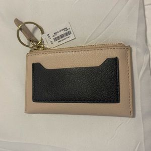 J Crew Factory keychain wallet